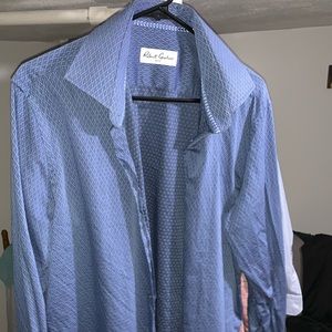 Blue Pattern Robert Graham Dress Shirt